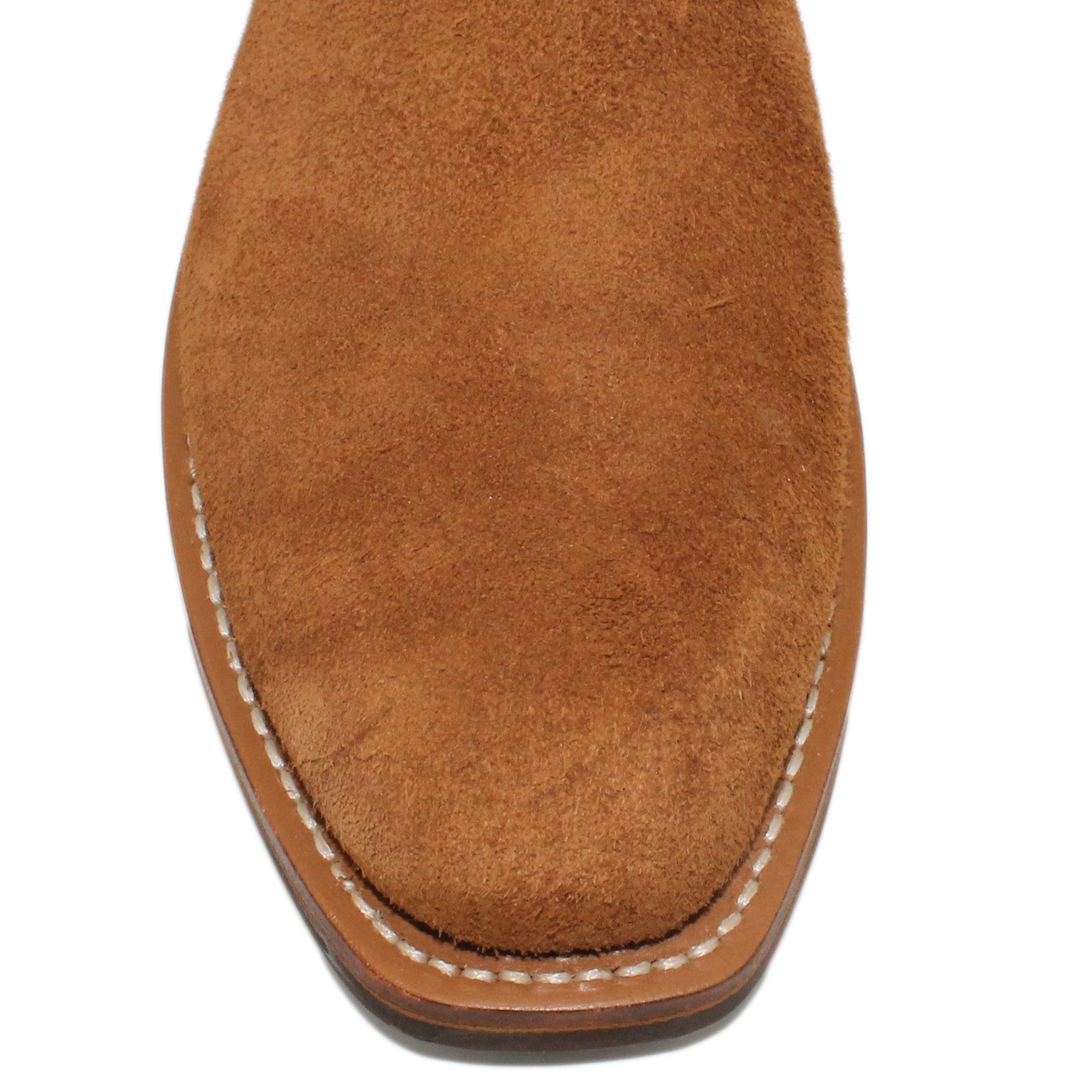 14" Red Upper w/ Diamond Stitching

Tan Timberjack Rough Out Steer Vamp

Regular French Square Toe

Slightly Tapered Heel