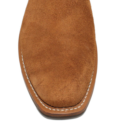 14" Red Upper w/ Diamond Stitching

Tan Timberjack Rough Out Steer Vamp

Regular French Square Toe

Slightly Tapered Heel