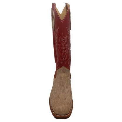 16" Wine upper w/ Tulip Stitching

Yak Vamp

Wide French Square Toe

Slightly Tapered Heel