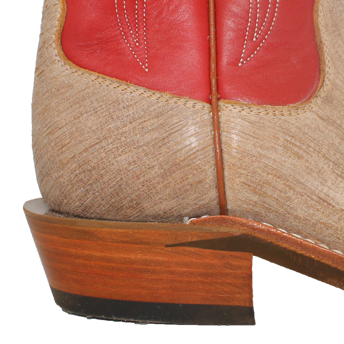 16" Wine upper w/ Tulip Stitching

Yak Vamp

Wide French Square Toe

Slightly Tapered Heel