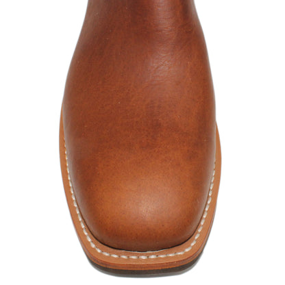 14" Wine upper w/ Beck Classic Stitching

Bison Vamp

Wide French Square Toe

Slightly Tapered Heel