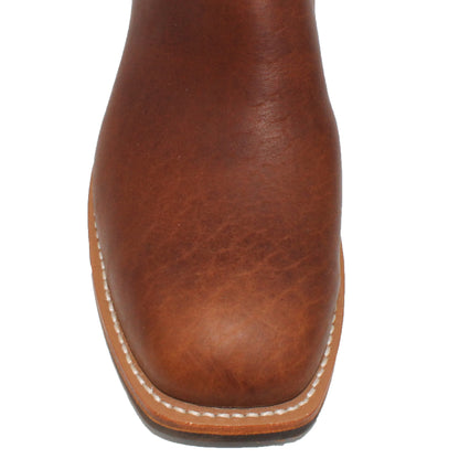 14" Wine upper w/ Diamond Stitching

Bison Vamp

Wide French Square Toe

Slightly Tapered Heel