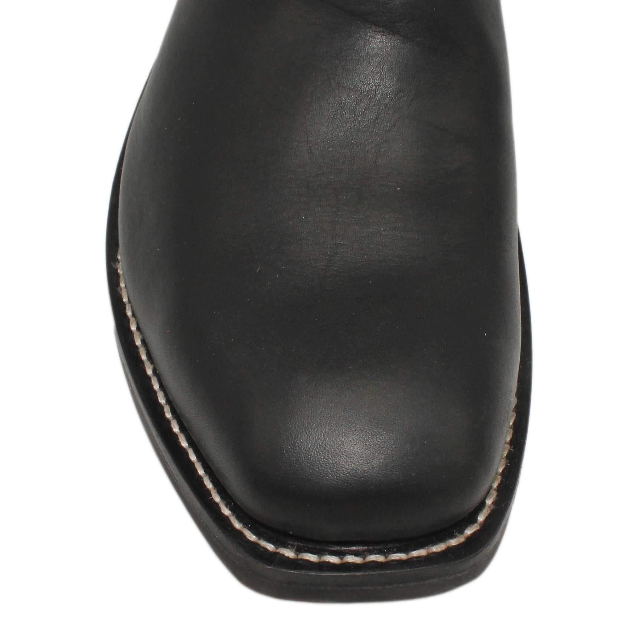 14" Wine Upper w/ Beck Classic Stitching

Black Steer Vamp

Wide French Square Toe

Slightly Tapered Heel