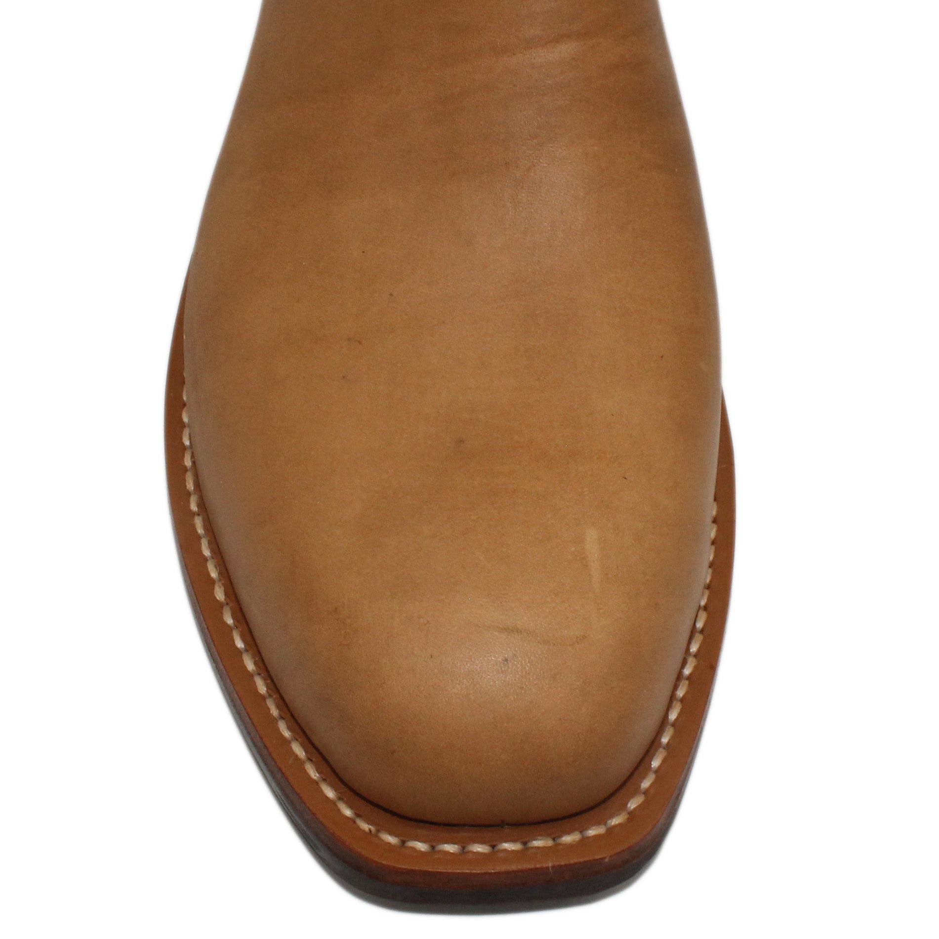 14" Wine Upper w/ Diamond Stitching

Buckskin Steer Vamp

Regular French Square Toe

Slightly Tapered Heel