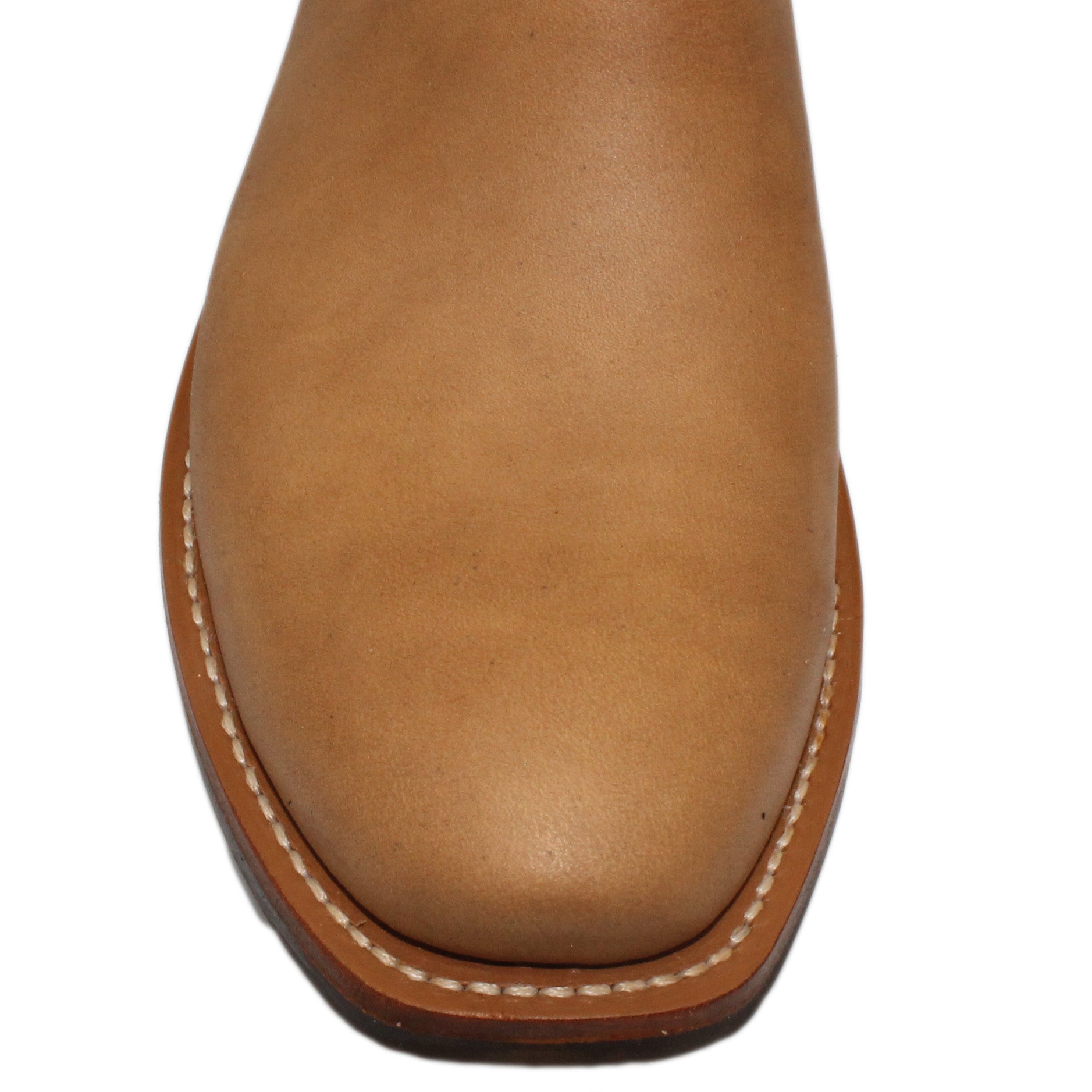 14" Wine Upper w/ Diamond Stitching

Buckskin Steer Vamp

Regular Forties Square Toe

Slightly Tapered Heel