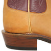 14" Wine Upper w/ Beck Classic Stitching

Buckskin Steer Vamp

Regular French Square Toe

Slightly Tapered Heel