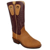 14" Wine Upper w/ Beck Classic Stitching

Buckskin Steer Vamp

Regular French Square Toe

Slightly Tapered Heel