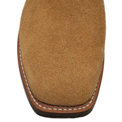 14" Wine Upper w/ Diamond Stitching

Buckskin Rough Out Steer Vamp

Wide French Square Toe

Slightly Tapered Heel