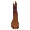 12" Wine Upper w/ Loops Stitching

Saddle Timberjack Steer Vamp

Round Toe

Block Heel