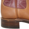 12" Wine Upper w/ Loops Stitching

Saddle Timberjack Steer Vamp

Round Toe

Block Heel
