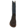 14" Blue Upper w/ Beck Classic Stitching

Brown Timberjack Smooth Steer Vamp

Round Toe

Slightly Tapered Heel