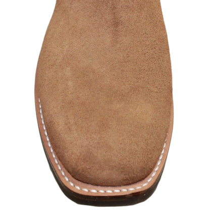 14" Red Upper w/ Diamond Stitching

Saddle Timberjack Rough Out Steer Vamp

Wide French Square Toe

Slightly Tapered Heel