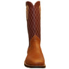 14" Wine Upper w/ Diamond Stitching

Bourbon Waxed Steer Vamp

Wide French Square Toe

Slightly Tapered Heel