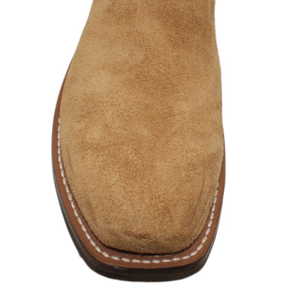 12" Blue upper w/ Loops Stitching

Buckskin Rough Out Steer Vamp

Regular Forties Square Toe

Slightly Tapered Heel