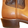 14" Brown Upper w/ Elkhorn Stitching

Saddle Anvil Steer Vamp

Wide French Toe

Slightly Tapered Heel