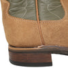 forest saddle rough out block vibram round heel