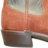 14" Forest Upper w/ Beck Classic Stitching

Tan Timberjack Steer Rough Out Vamp

Wide French Square Toe

Slightly Tapered Heel