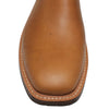 16" Purple Upper w/ Tulip Stitching

Buckskin Timberjack Steer Vamp

Wide French Square Toe

Slightly Tapered Heel