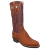 14" Wine Upper w/ Beck Classic Stitching

Bourbon Waxed Steer Vamp

Regular French Square Toe

Slightly Tapered Heel